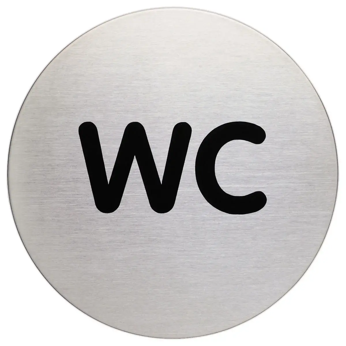Rond signaalbordje "WC" - DURABLE 