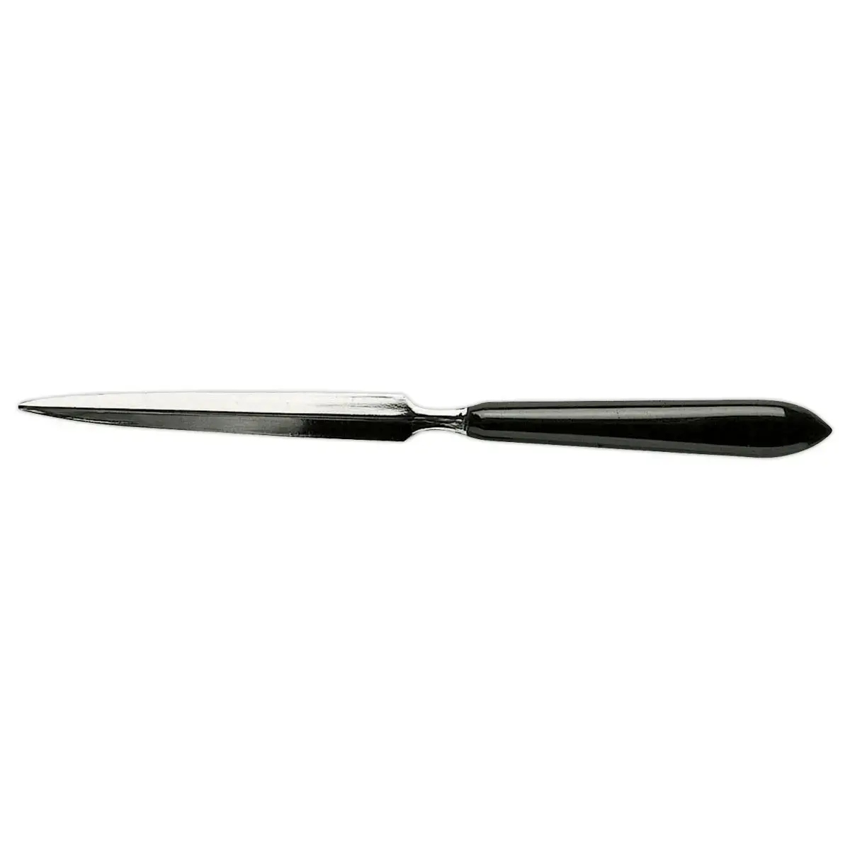 Klassieke briefopener - zwart - 21 cm 