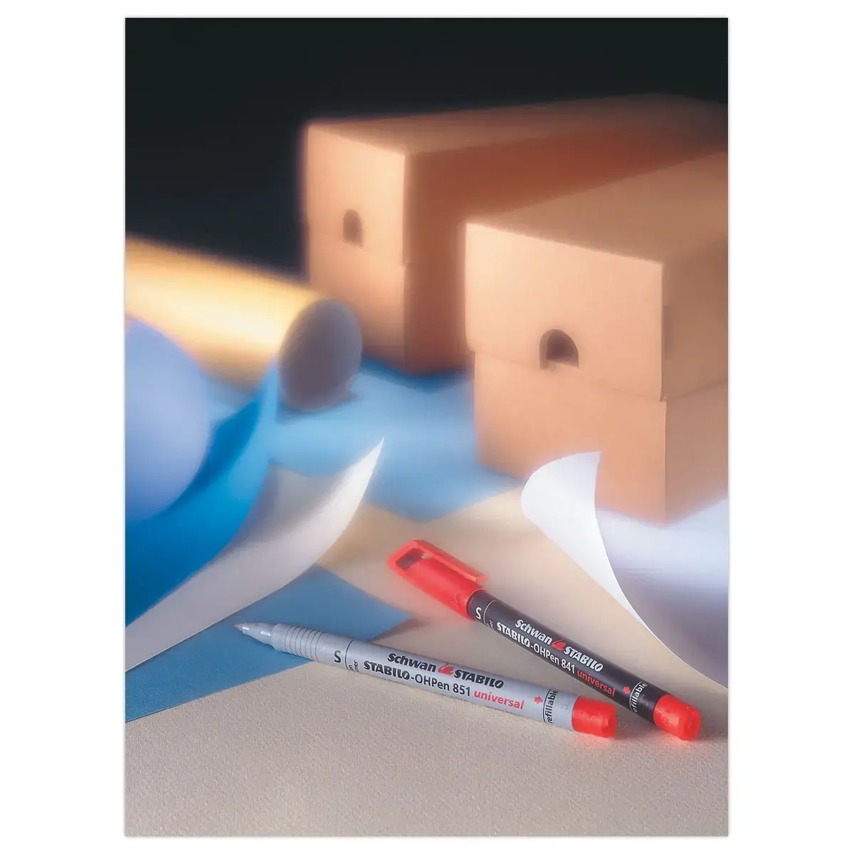Permanent marker OHPen Universal - Superfijne punt - Zwart - STABILO