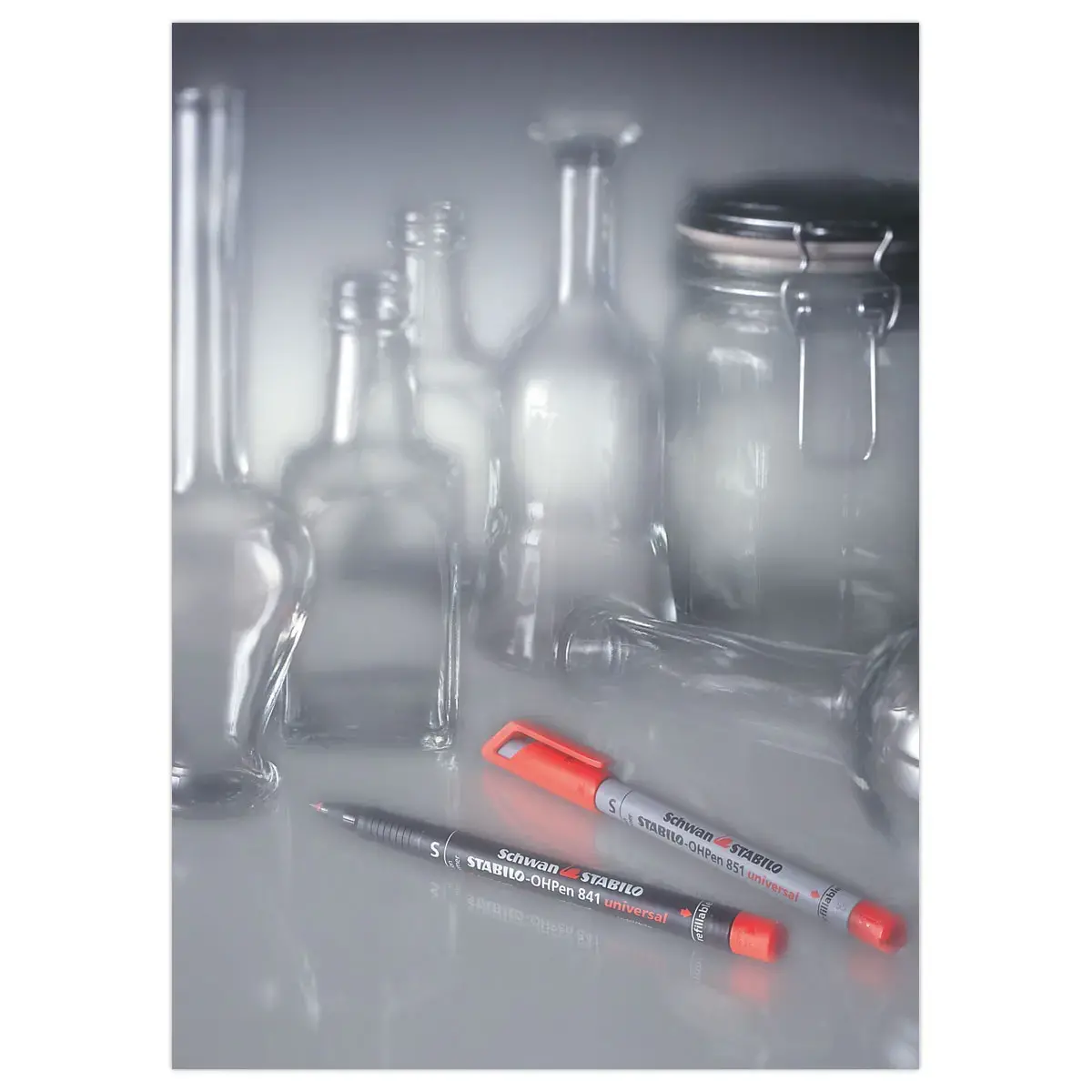 Permanent marker OHPen Universal - Superfijne punt - Zwart - STABILO