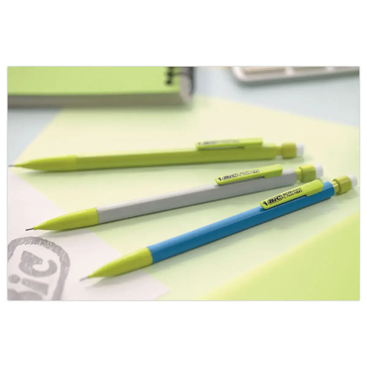 50 Wegwerp vulpotloden Matic Ecolutions - HB - BIC