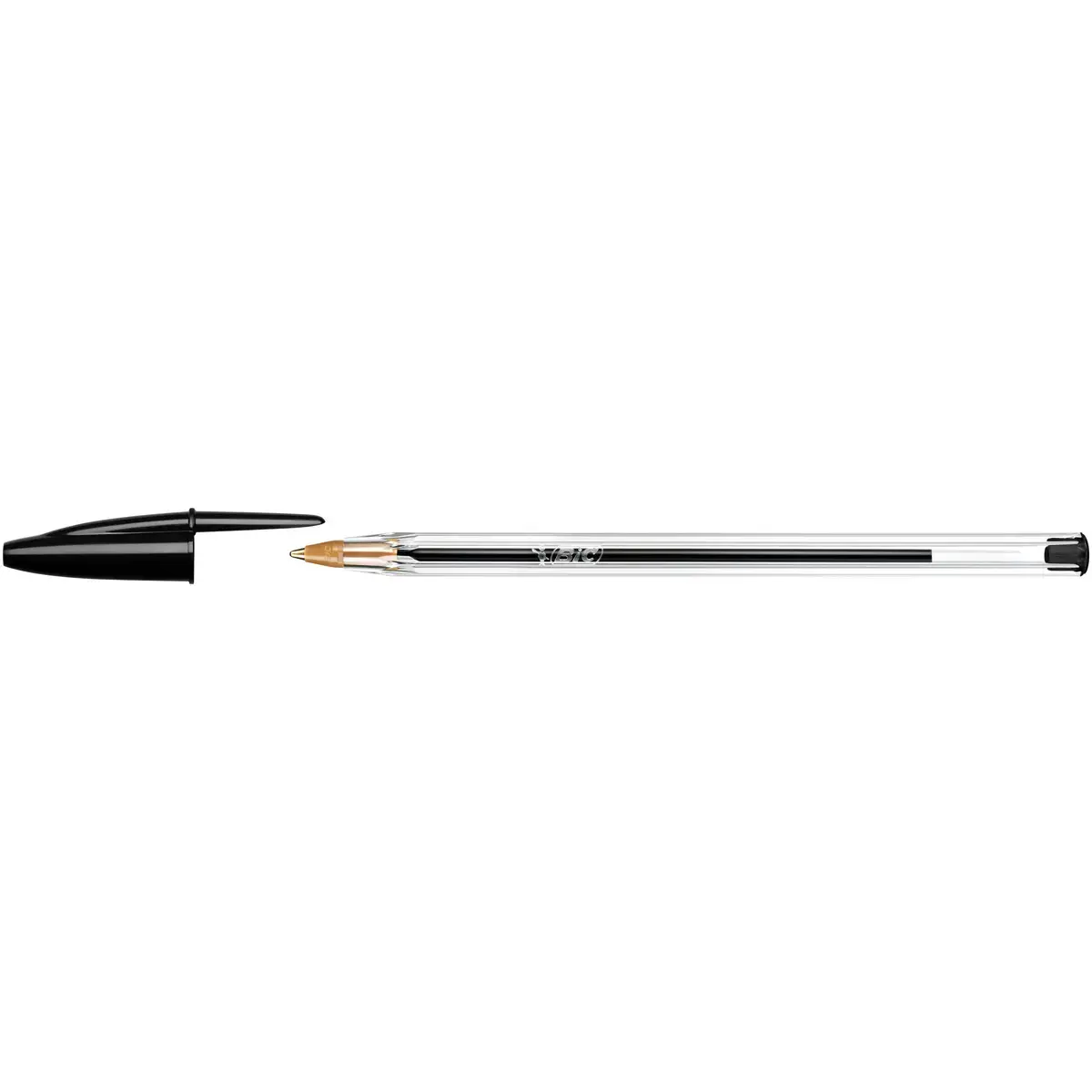 Balpen Cristal - Medium schrift - Zwart - BIC 