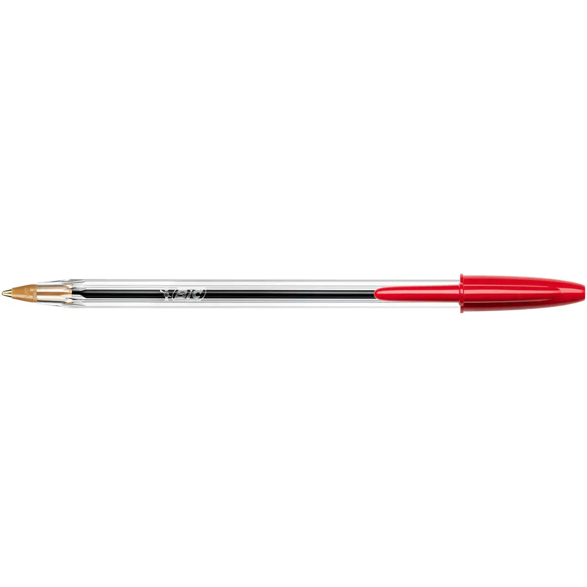 Balpen Cristal - Medium schrift - Rood - BIC