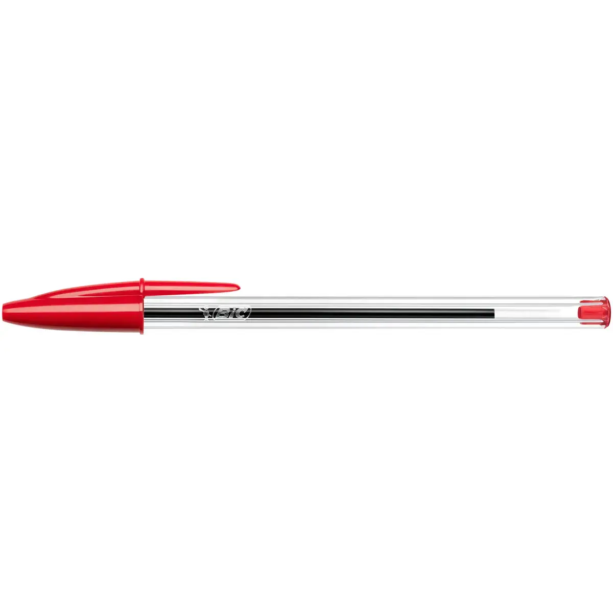 Balpen Cristal - Medium schrift - Rood - BIC