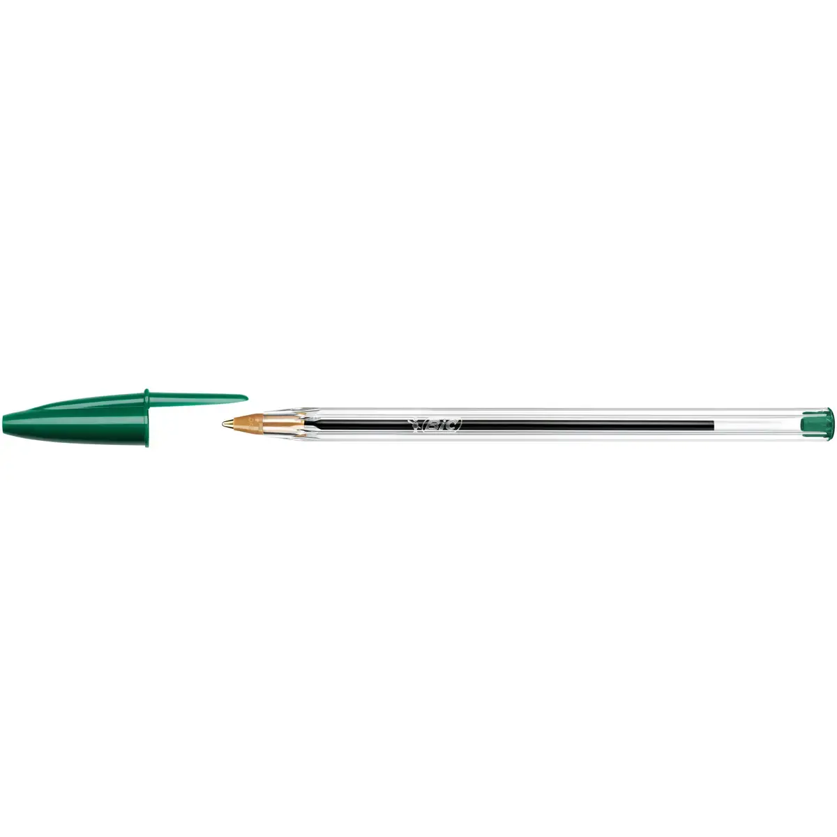 Balpen Cristal - Medium schrift - Groen - BIC