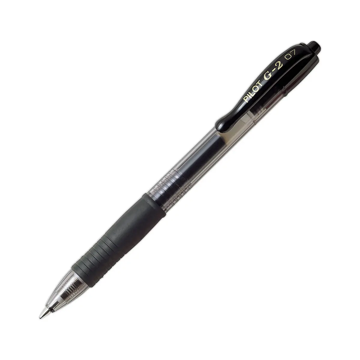 Intrekbare en navulbare gelpen G-2 PILOT - Zwart 