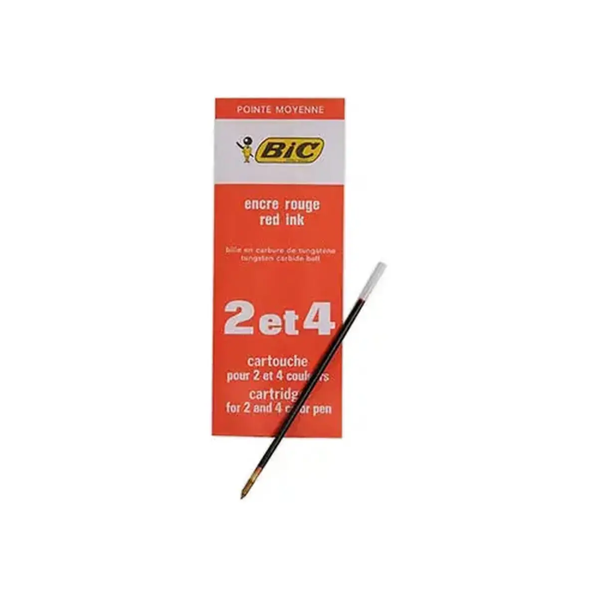 Navulling BIC 4 kleuren - normale punt