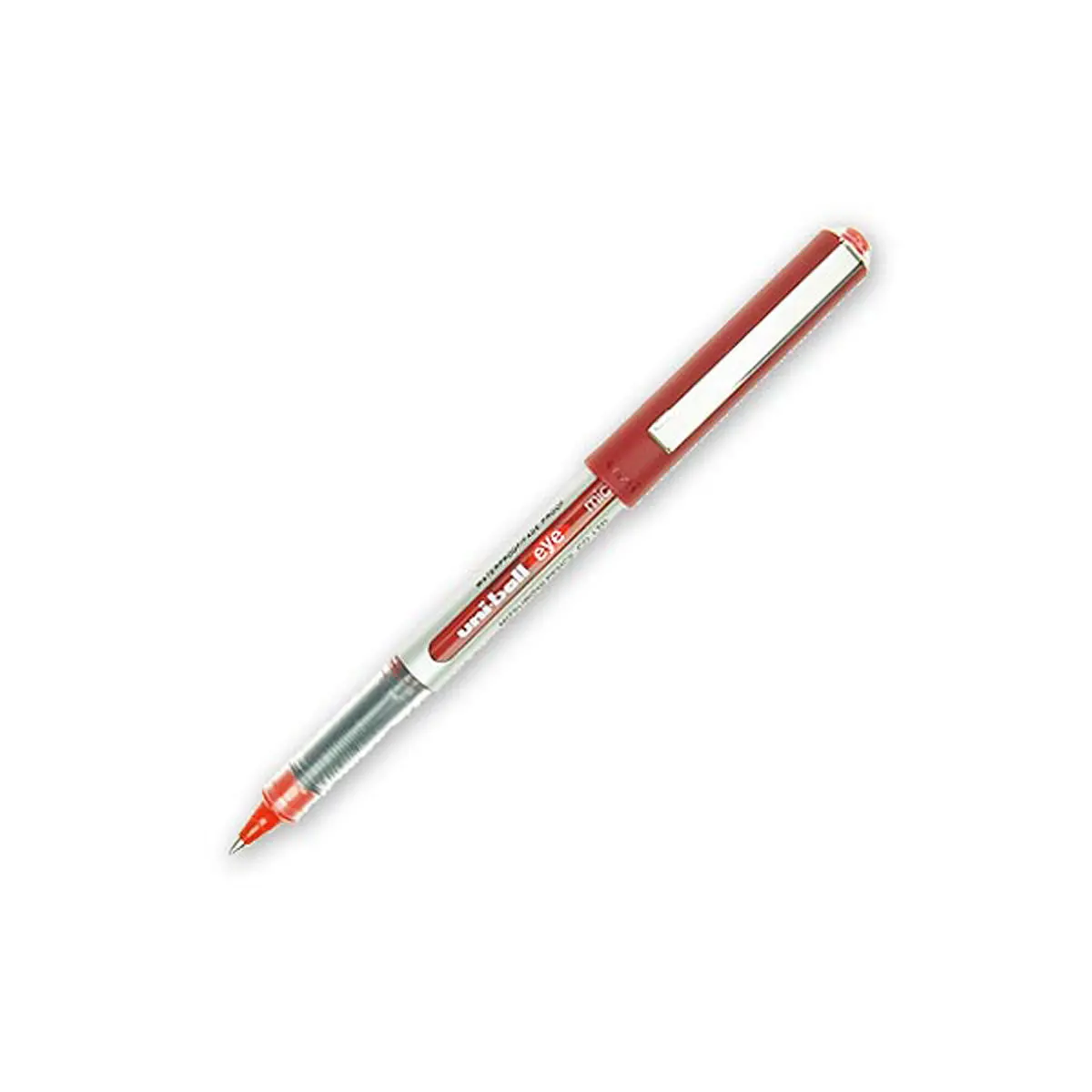 Balpen metalen punt Eye 150 - Fijn schrift - Rood - UNI-BALL