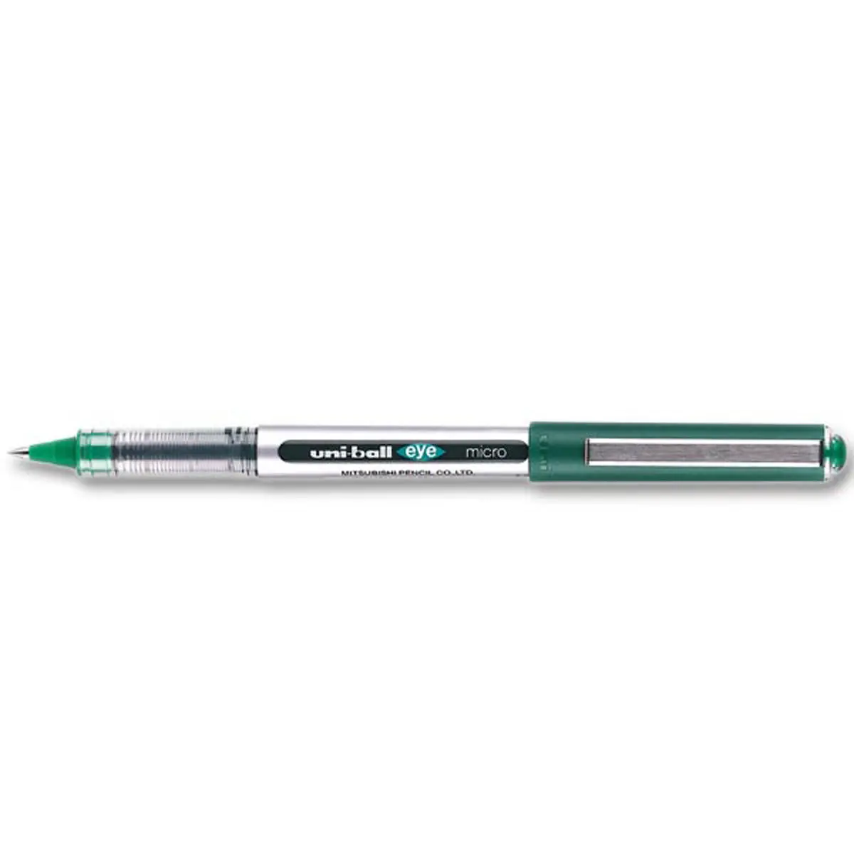 Rollerpen metalen punt Eye 150 - Fijn schrift - Groen - UNI-BALL 