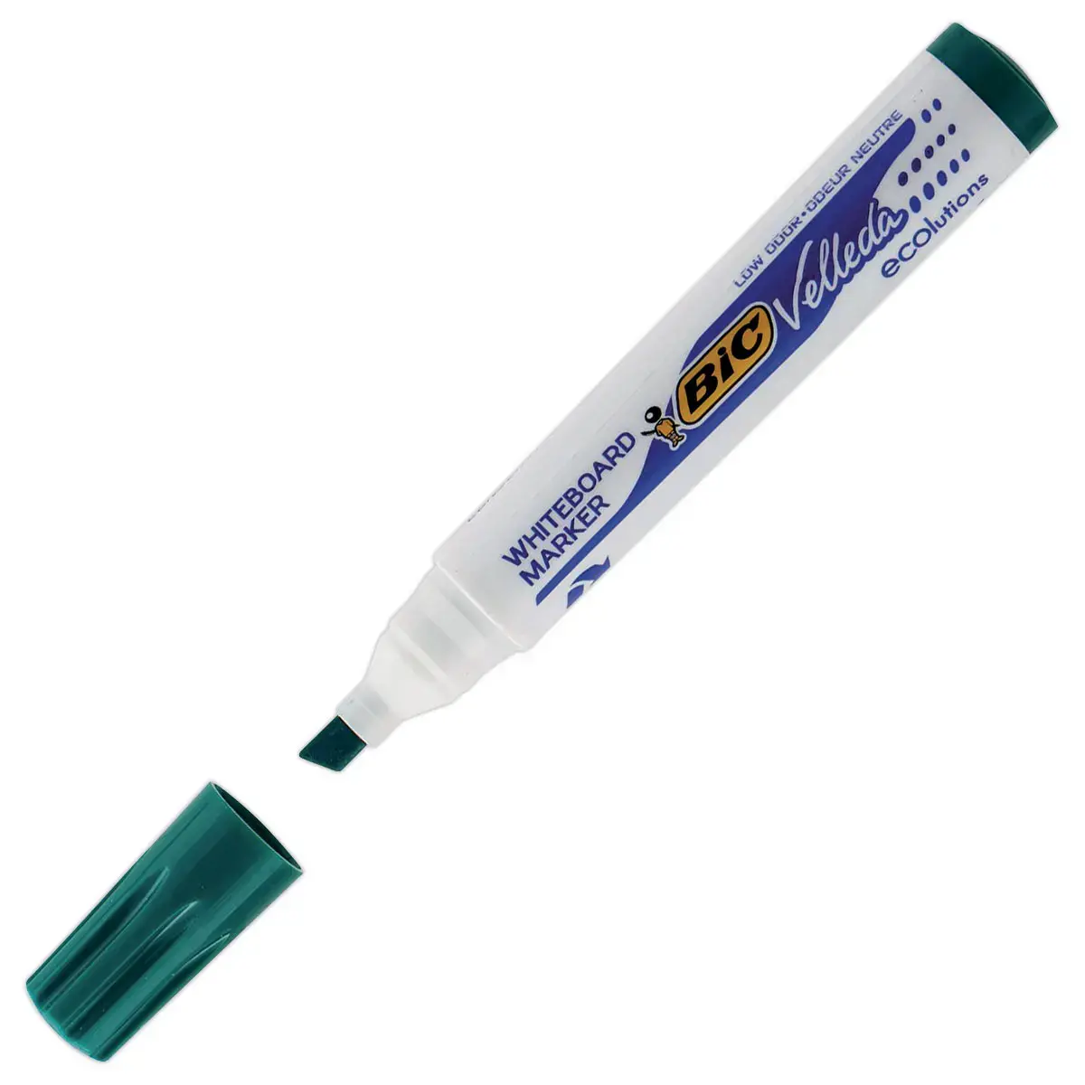 Droog uitwisbare marker Velleda 1751 - Beitelpunt - Groen - BIC