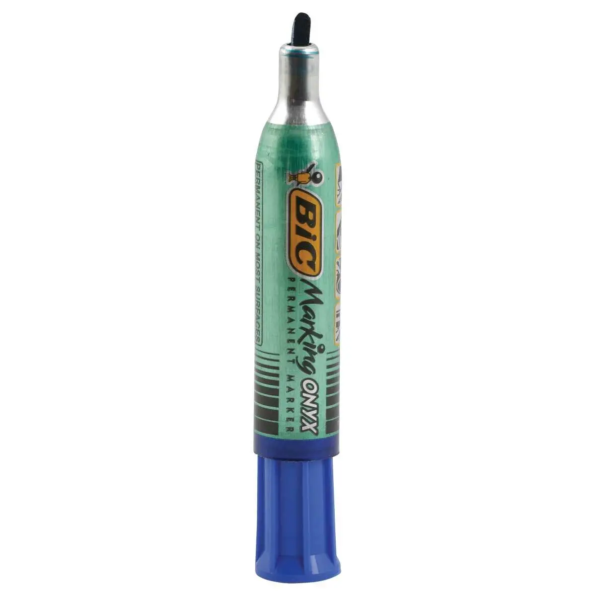 Mini permanent marker Marking Onix 1481 BIC - beitelpunt - Blauw