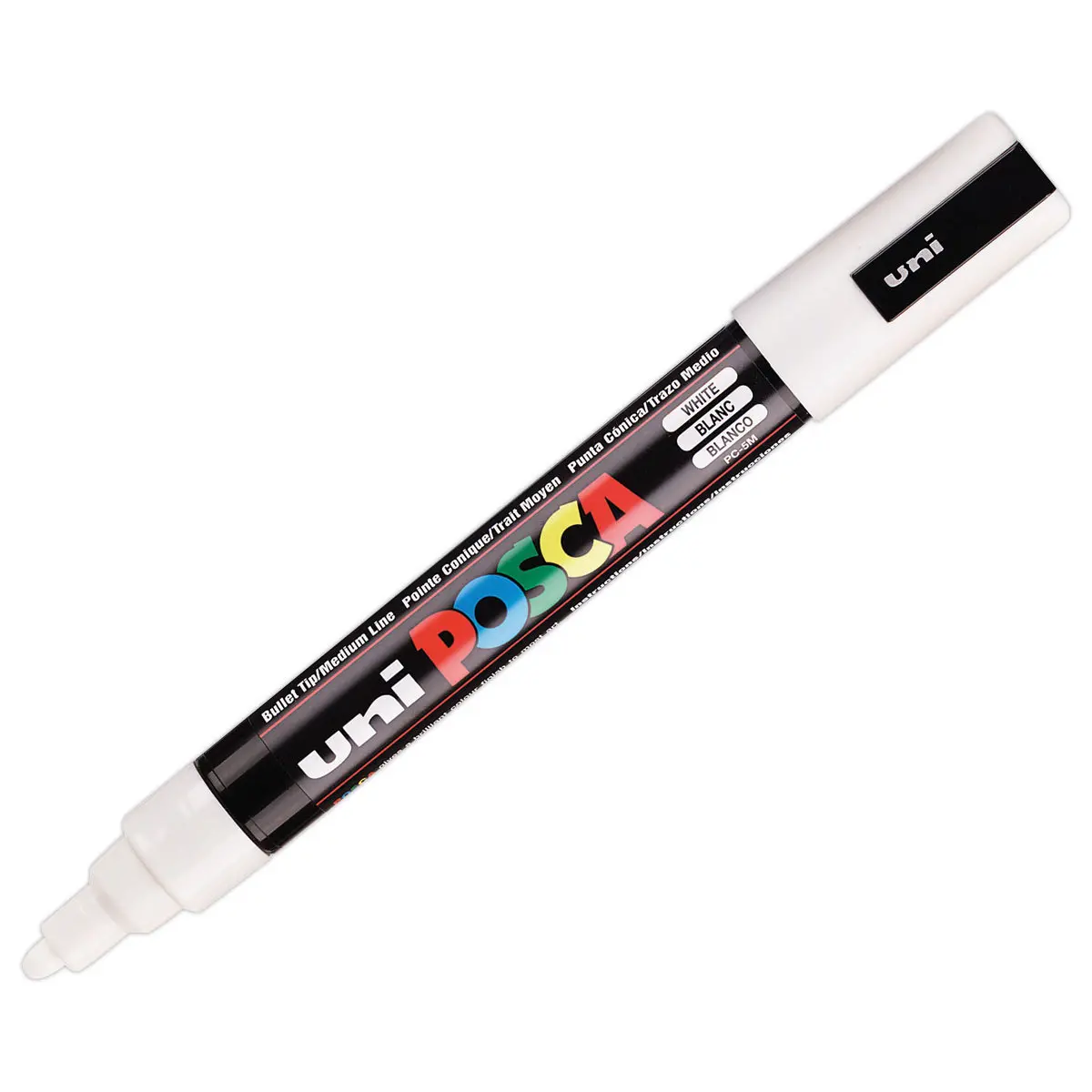 Witte verfmarker kegelpunt - Posca