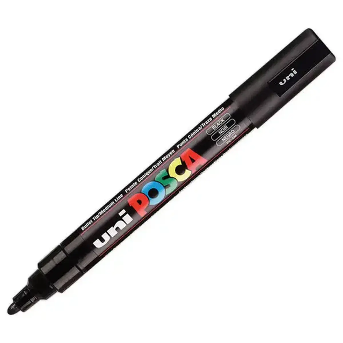 Zwarte verfmarker met kegelpunt - Posca