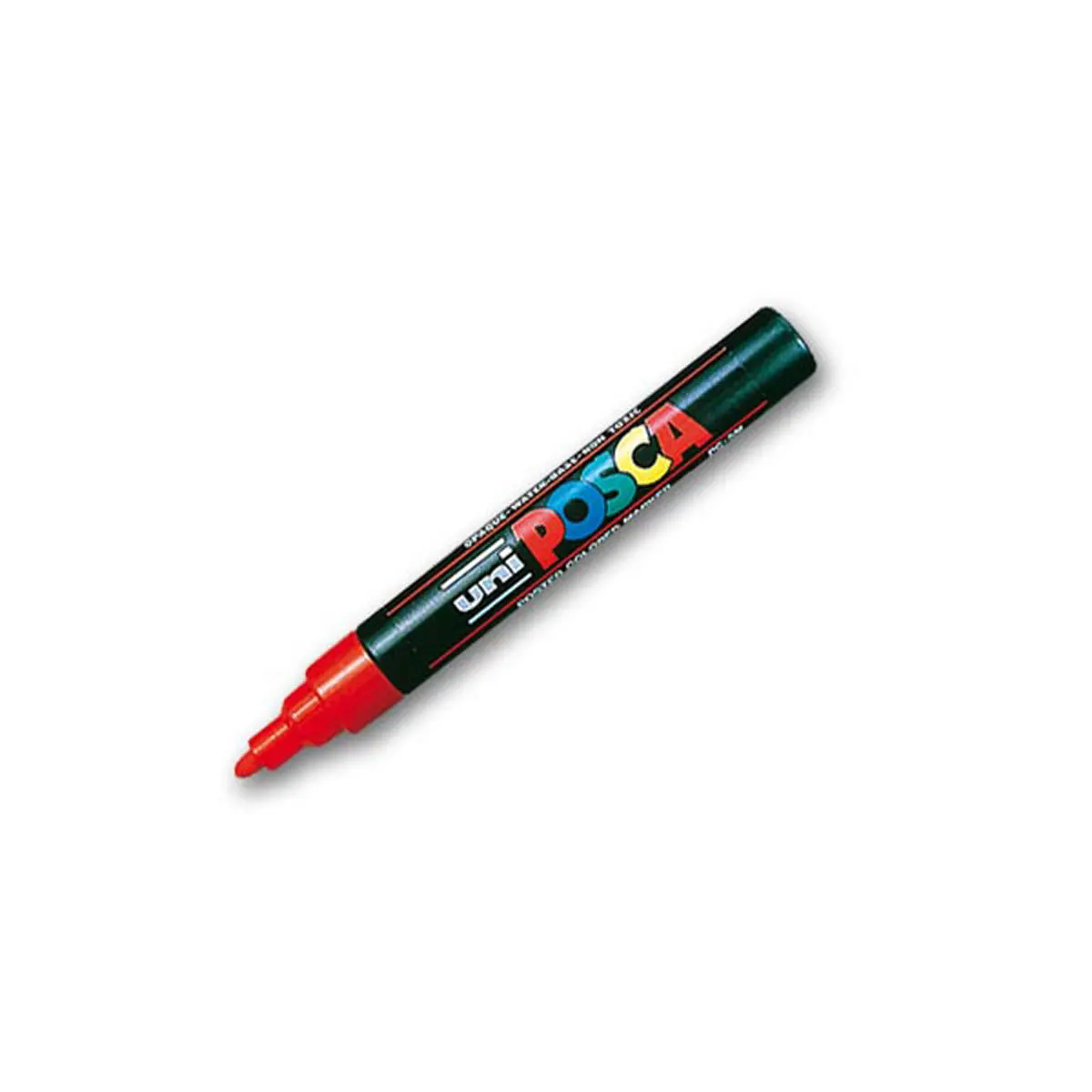 Rode verfmarker met kegelpunt - Posca