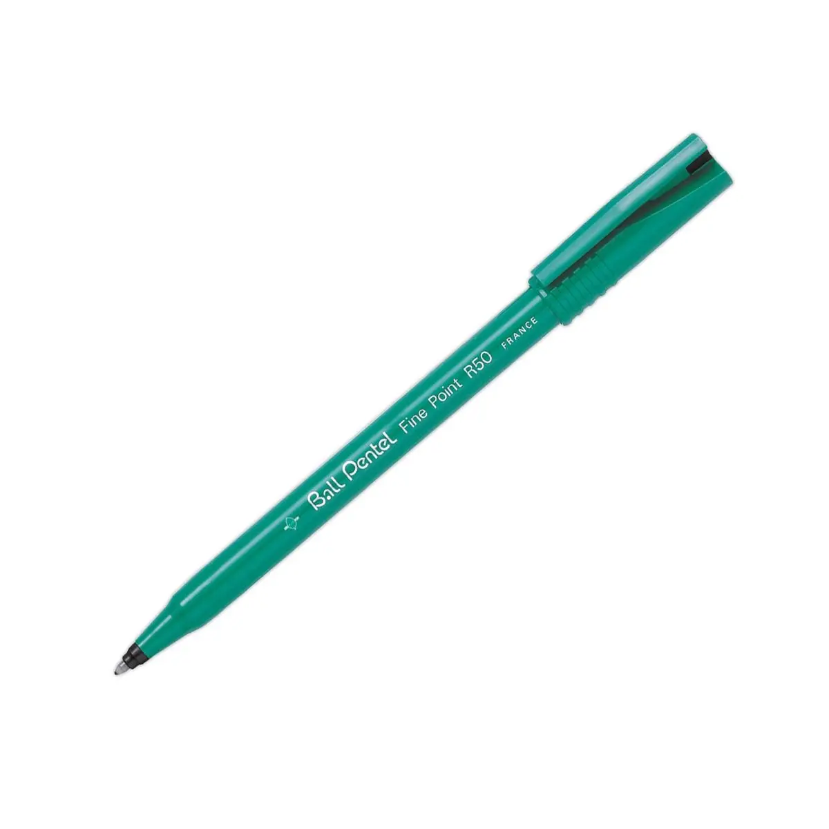 Balpen Roller Ball R50 - breedschrijvend - zwart - PENTEL