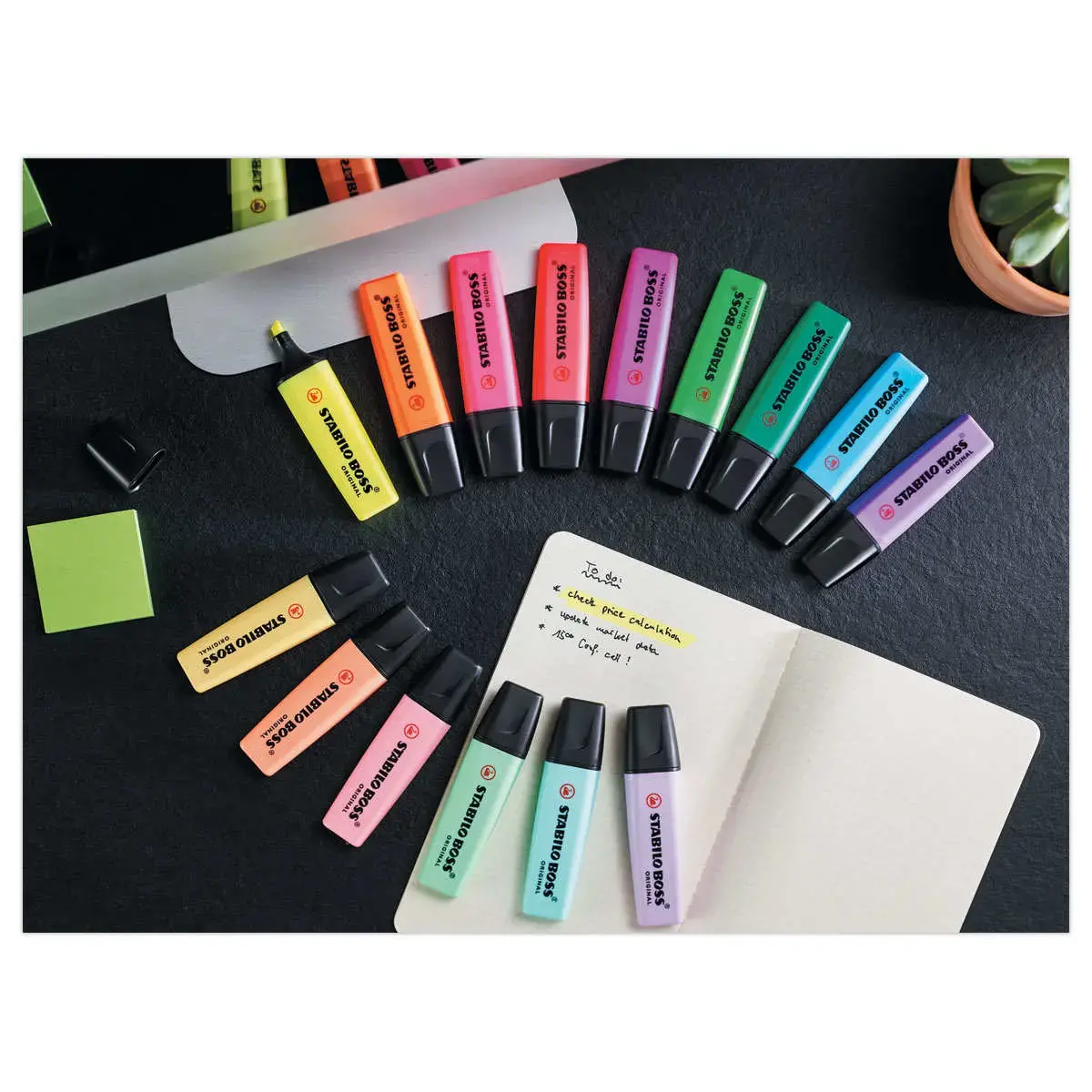 Markeerstift Boss Original - Groen - STABILO 