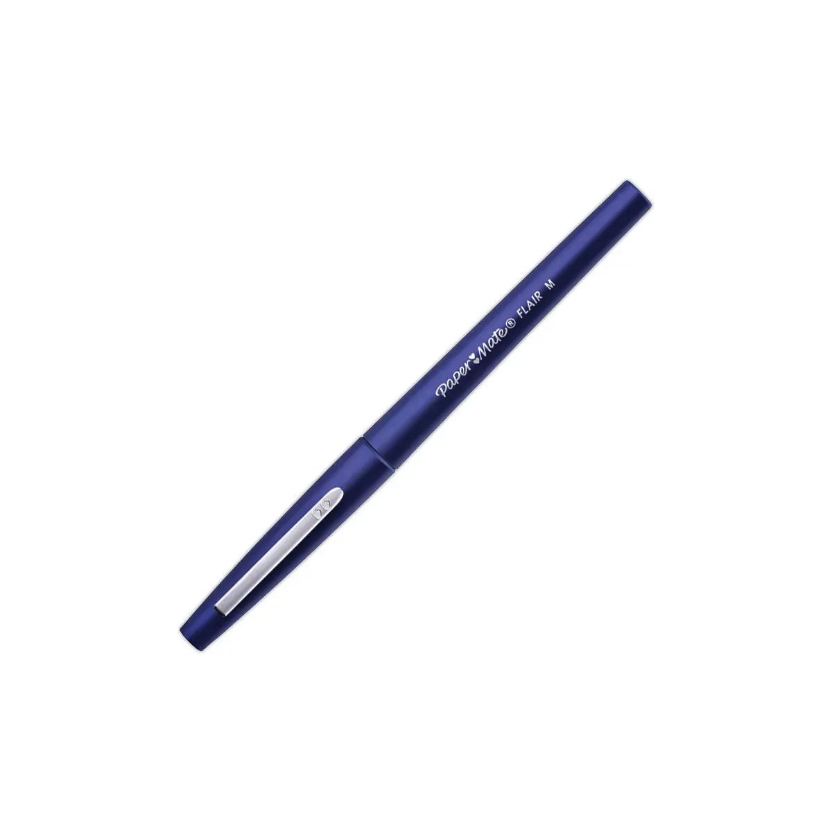 Viltstift met nylon punt Flair - Medium schrift - Blauw - PAPERMATE