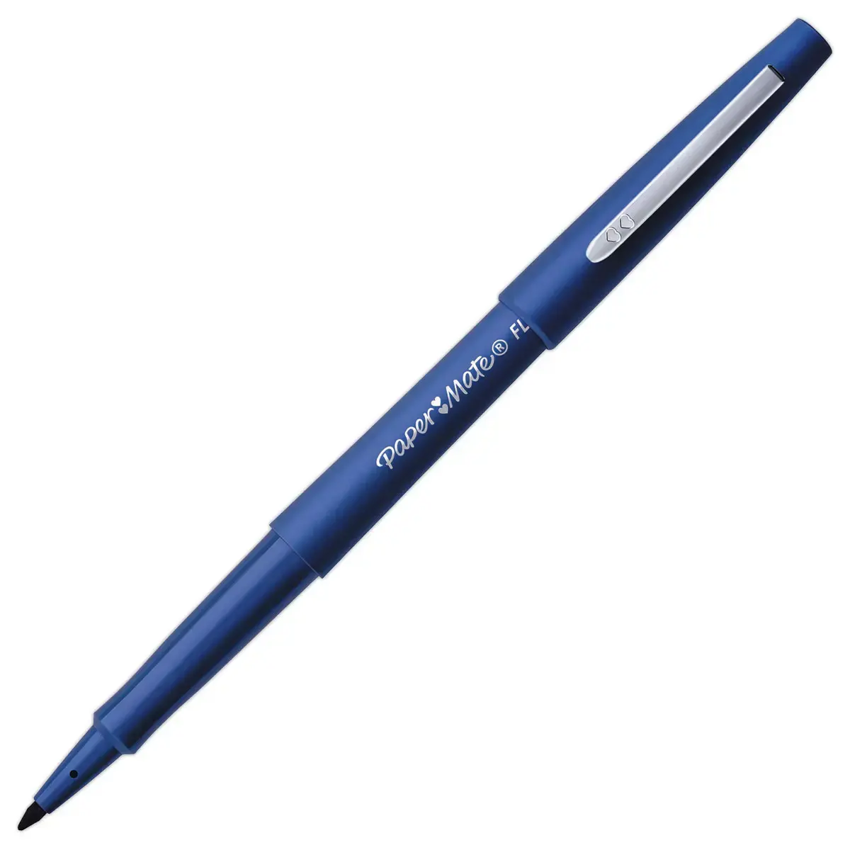 Viltstift met nylon punt Flair - Medium schrift - Blauw - PAPERMATE