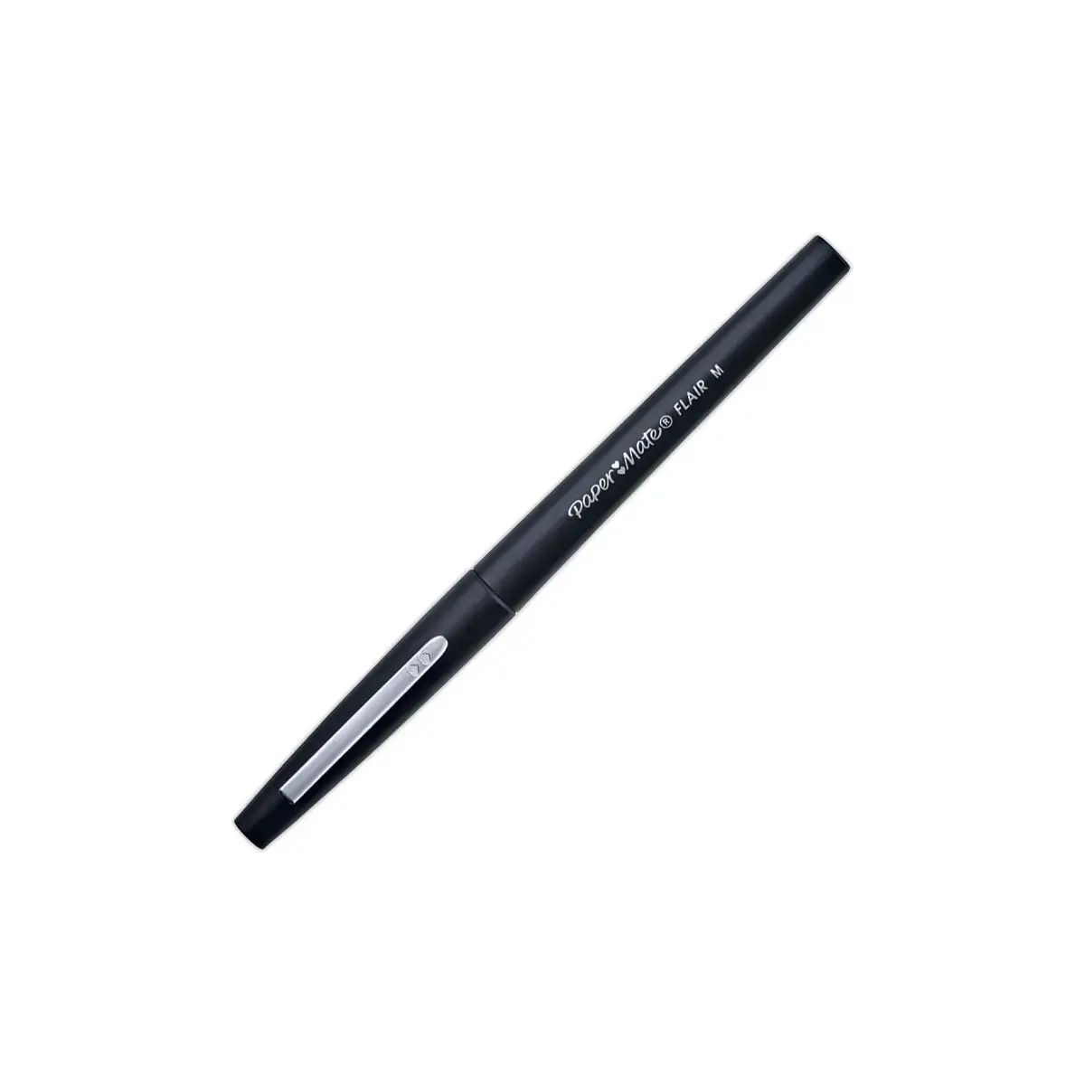 Viltstift met nylon punt Flair - Medium schrift - Zwart - PAPERMATE