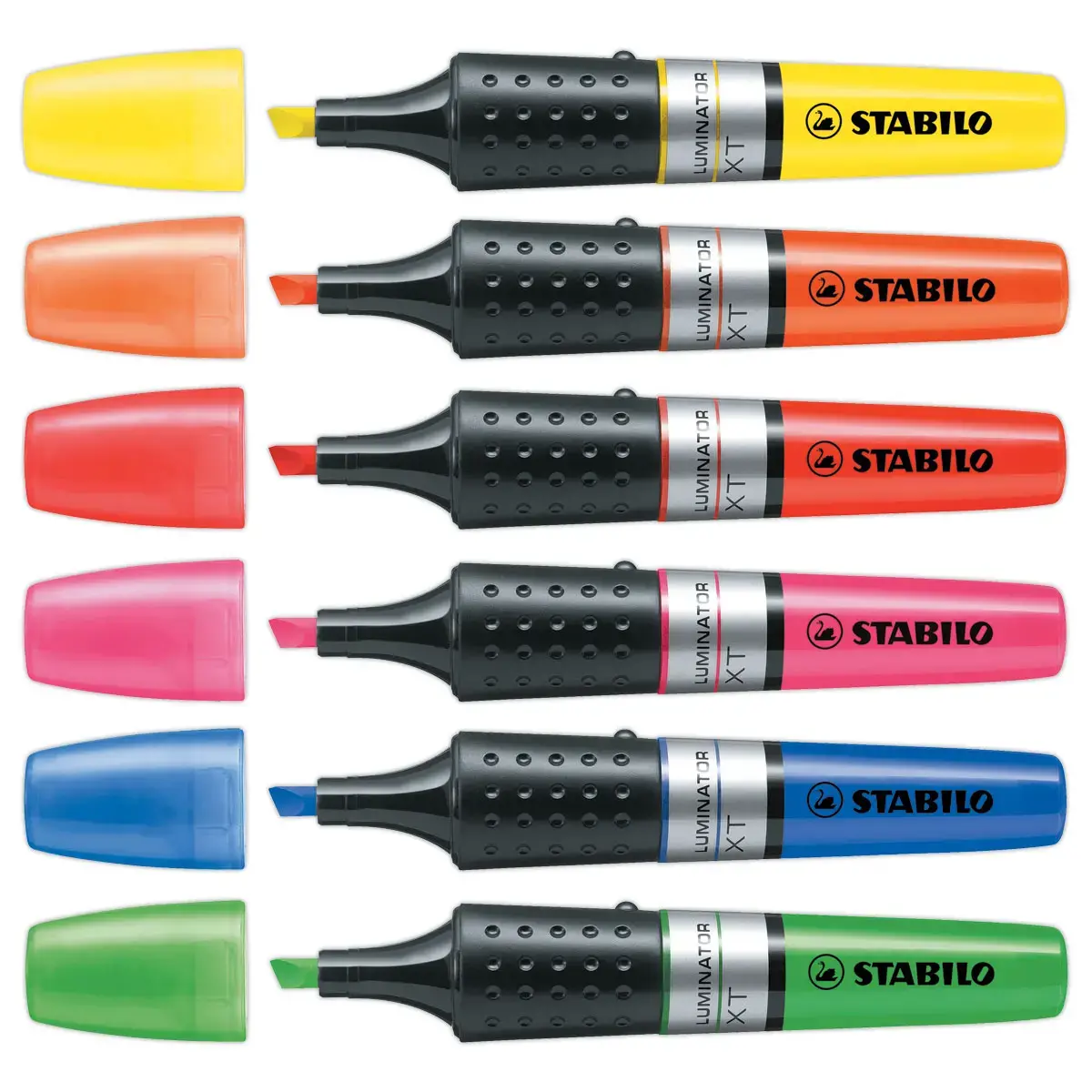 6 Markeerstiften Stabilo Luminator vloeibare inkt