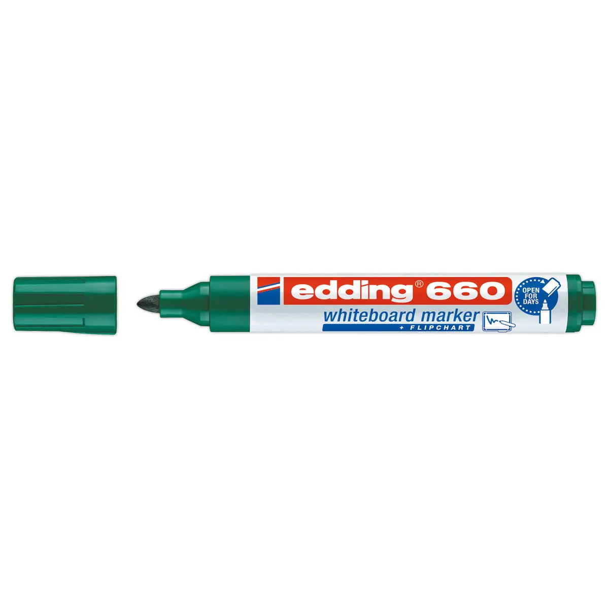 Drooguitwisbare marker - 660 - kogelpunt - Groen - EDDING