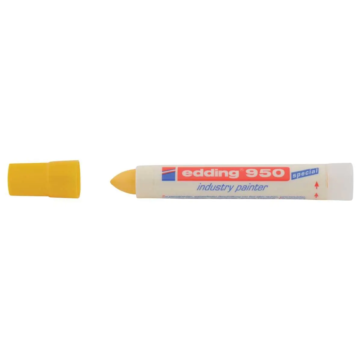 Industrieel permanent krijt EDDING 950 - Geel