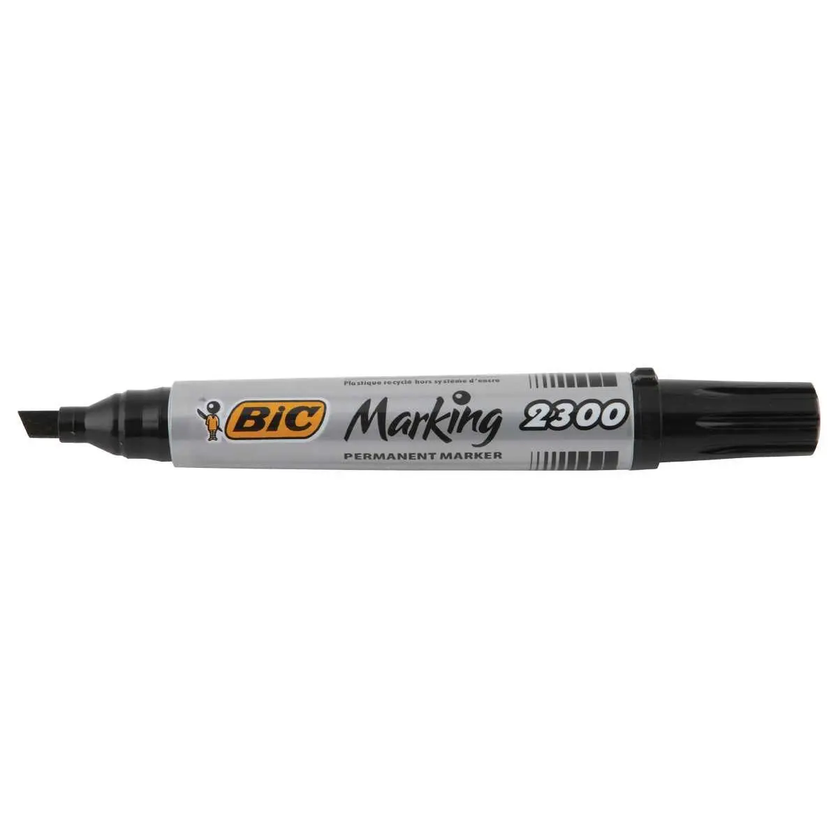 Permanent marker Marking 2300 - Beitelvormige punt - Zwart - BIC