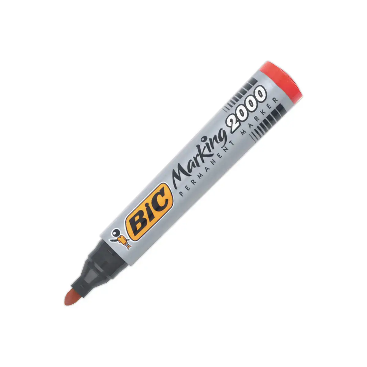 Permanent marker Marking 2000 van Bic - ronde punt - Rood 