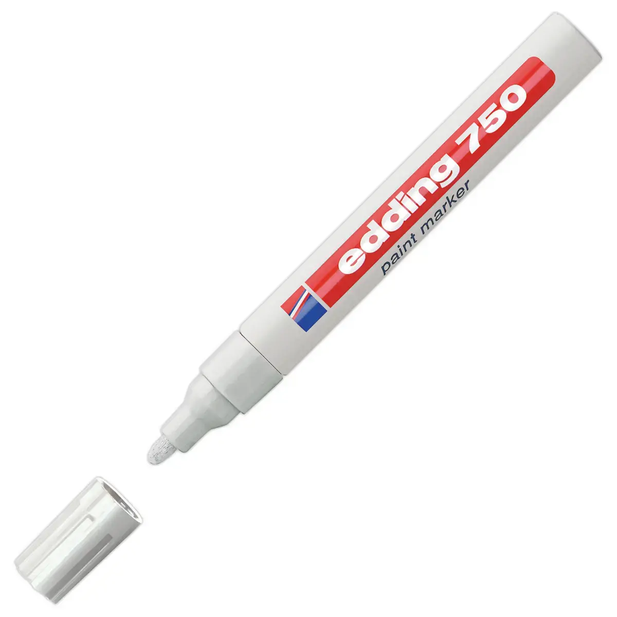 Verfmarker EDDING 750 medium punt - Wit 