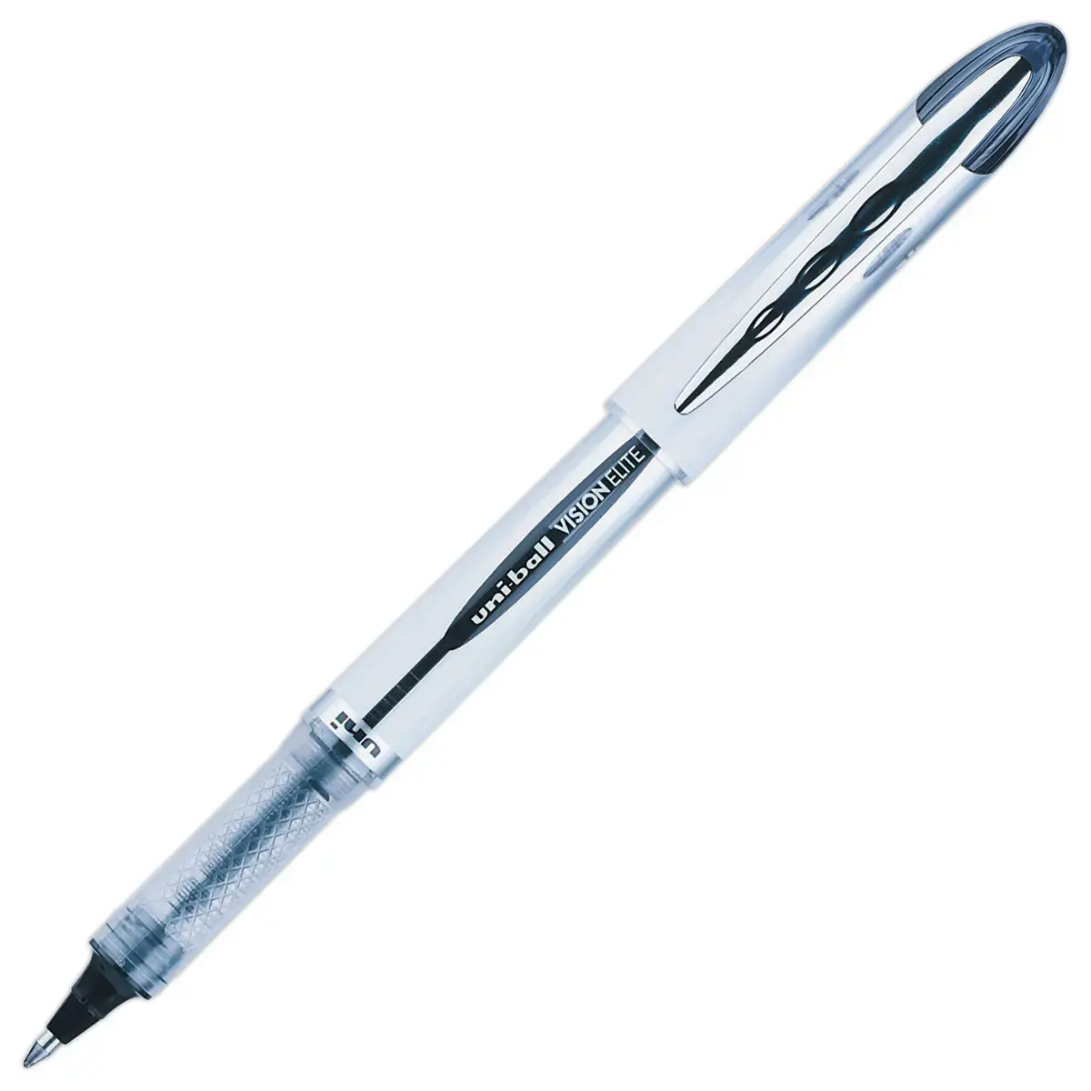 Aanvulbare Elite rollerpen - Normaal schrift - Zwart - UNI BALL