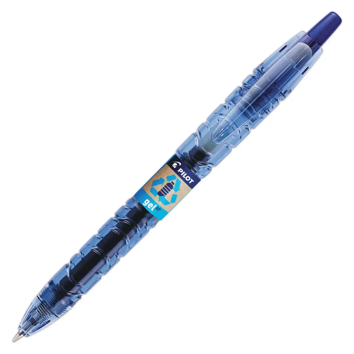 B2P Begreen intrekbare en navulbare gelpen - Blauw - PILOT