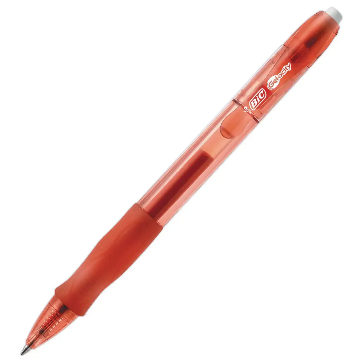 Intrekbare pen Gel-ocity - Medium schrift - Rood - BIC