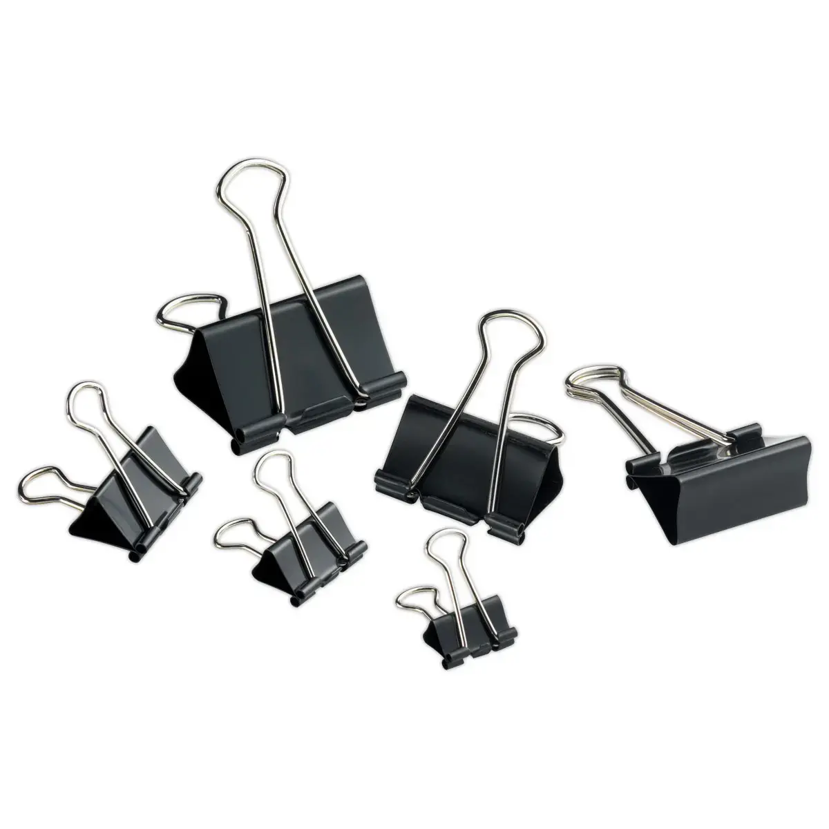 12 Papierklem met inklapbare armen - 25 x 8 mm