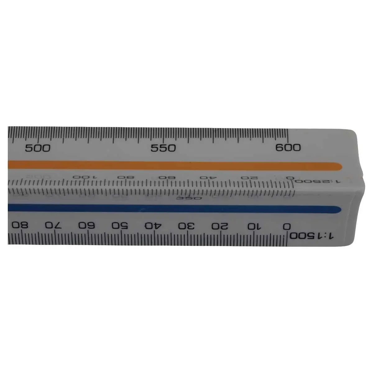Driezijdig schaallineaal - lengte 30cm