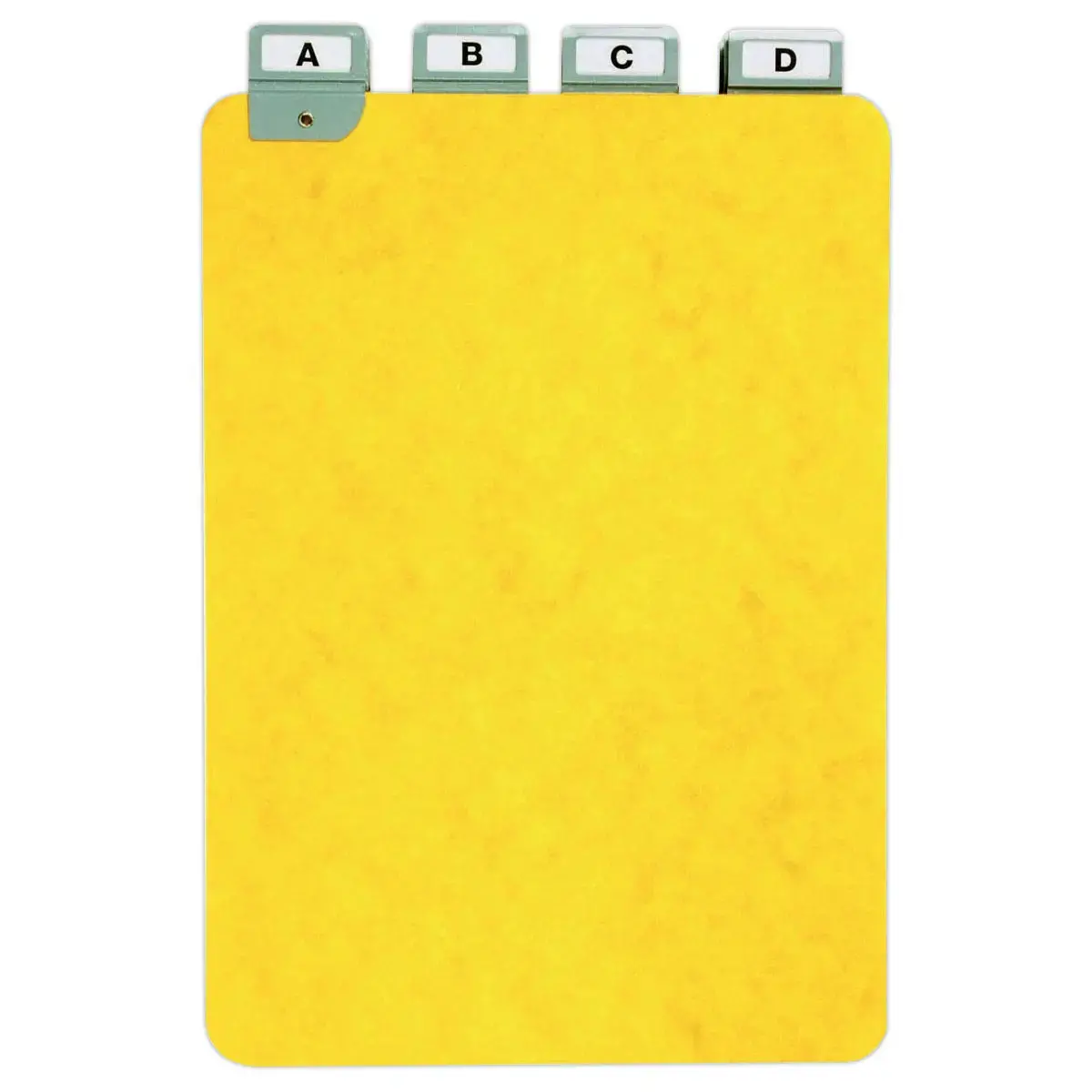 Tabbladen voor kaartenbakken - A5 staand- 25 tabs - H210x L148 mm