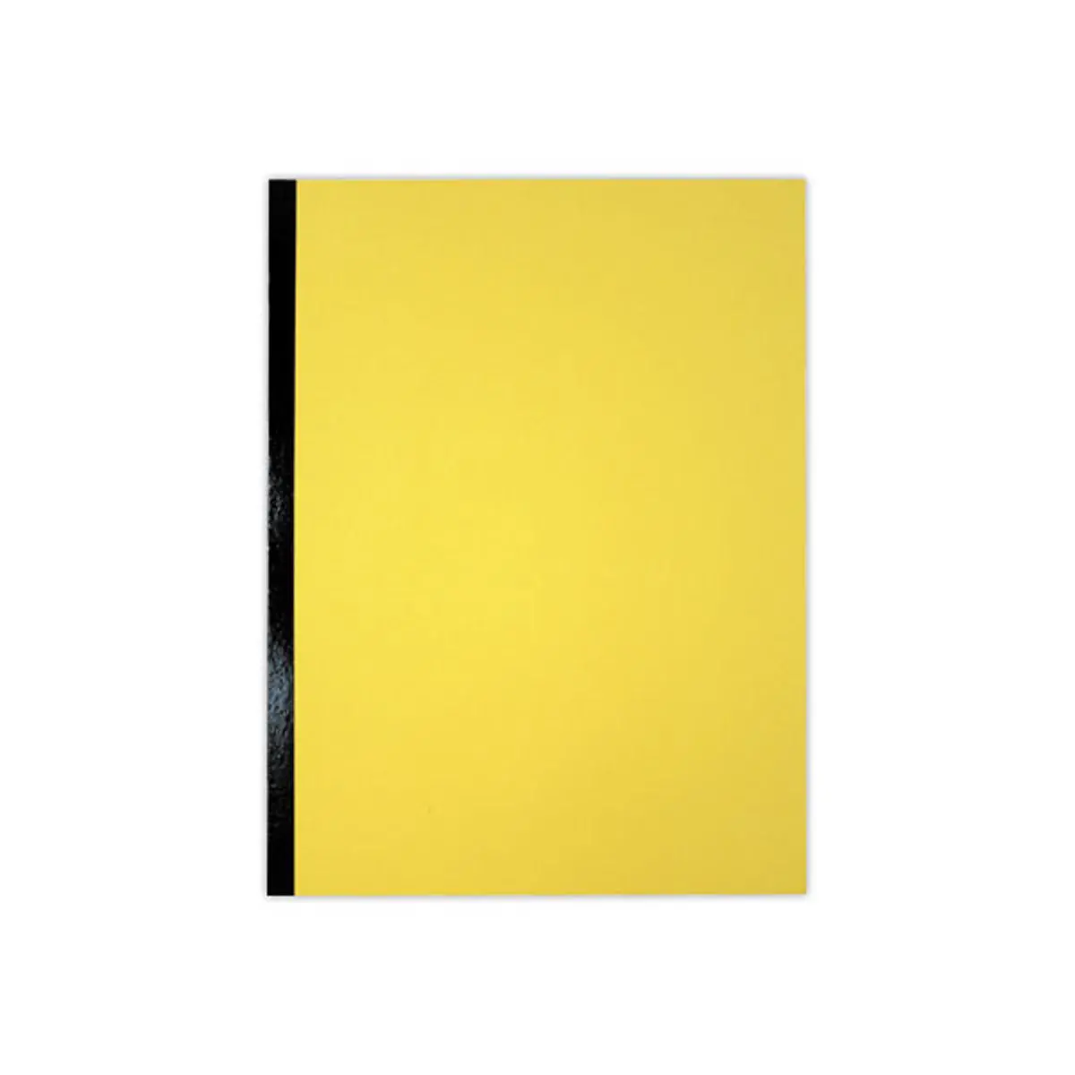 10 Mappen met brede versterkte rug - Zijvouw 3 cm - Karton 300g - Geel