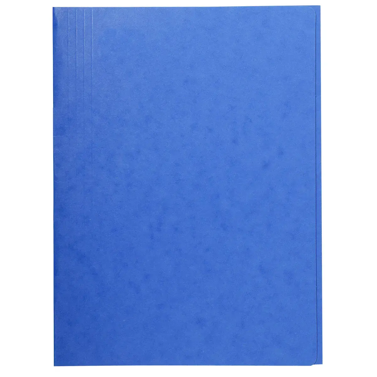 Kaartmap met 3 flappen zonder elastiek - blauw - EXACOMPTA