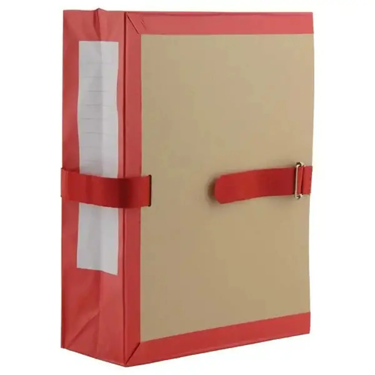 Archiefmap met zijvouw - Rug 10 cm - Rood - SOCARPA