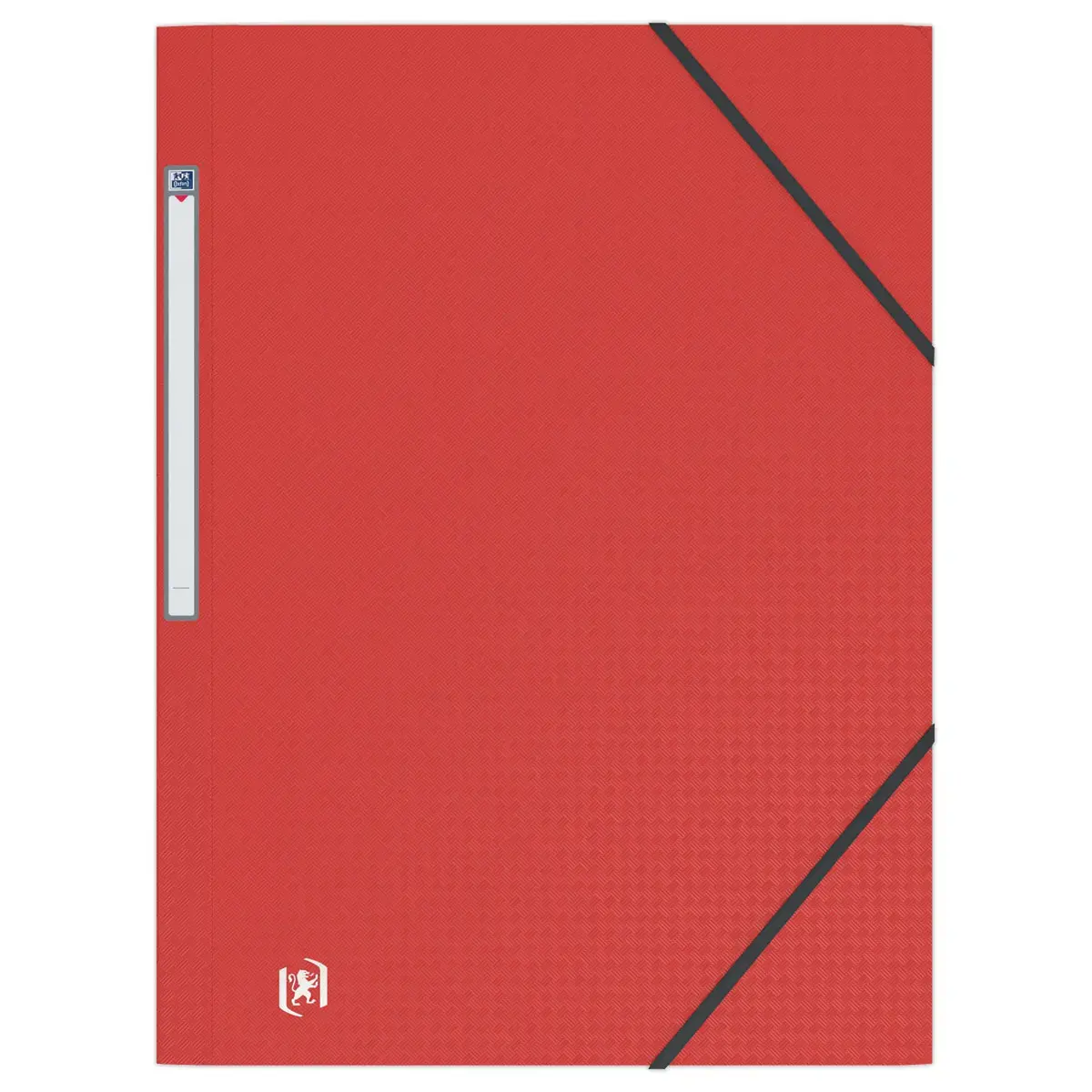 Map 3 kleppen met elastiek Memphis - Rood - OXFORD