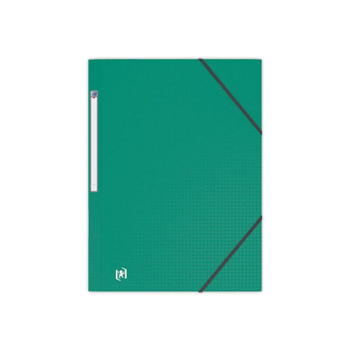 Map 3 kleppen met elastiek Memphis - Groen - OXFORD