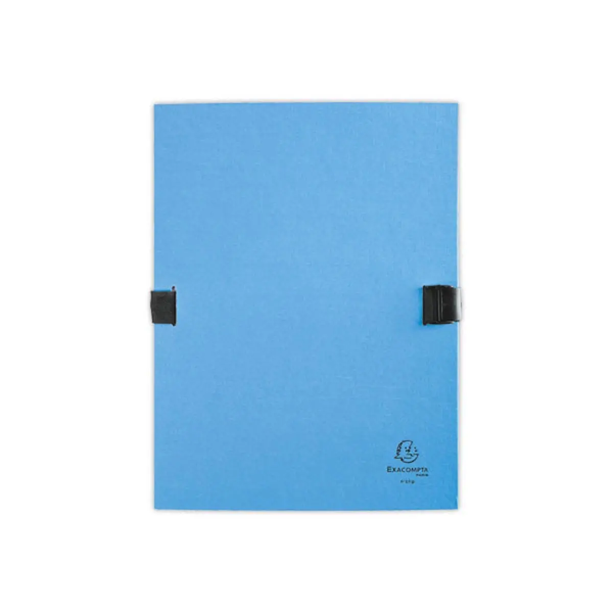 Uitbreidbare map met band N'Clip - Blauw - EXACOMPTA