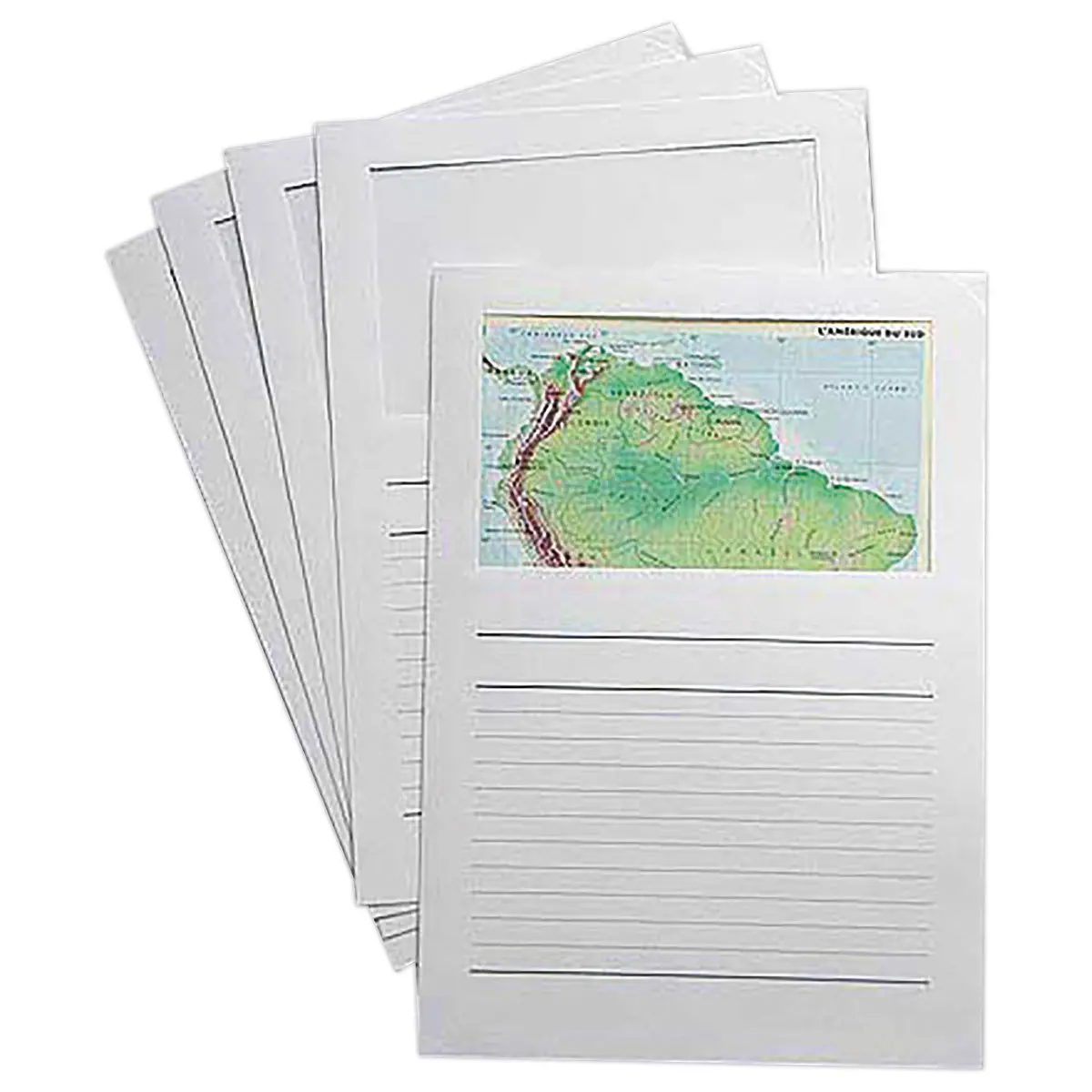 100  Papier hoekmappen 