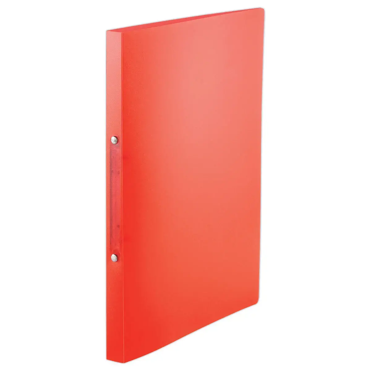 Ordner 2 ringen doorschijnend - Rood - FIDUCIAL