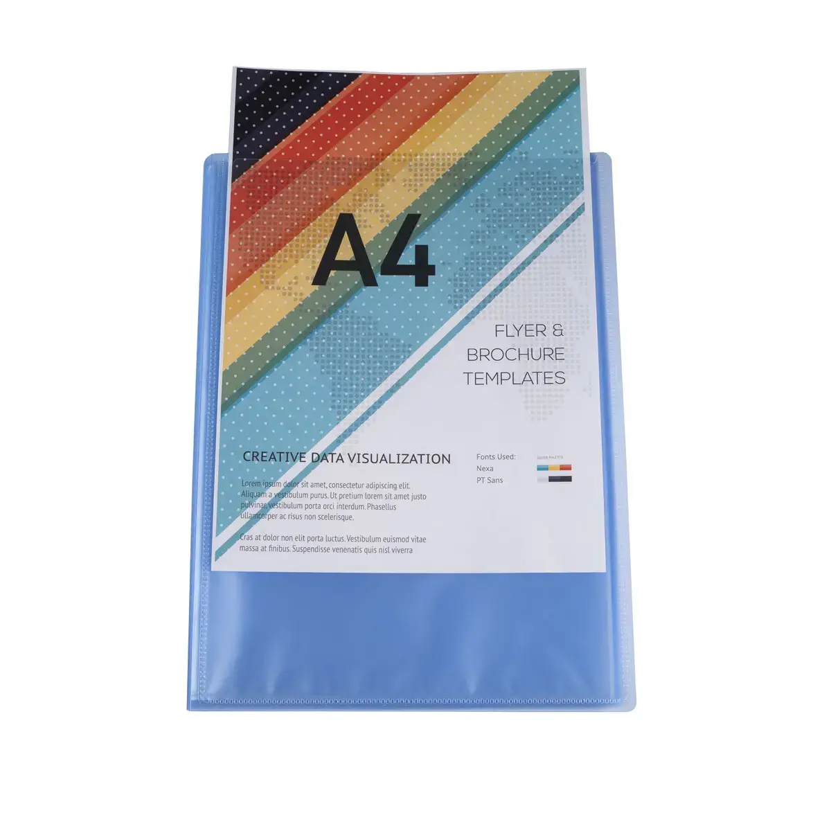 5 Presenteermappen Chromaline Kreacover - 40 hoezen - Exacompta