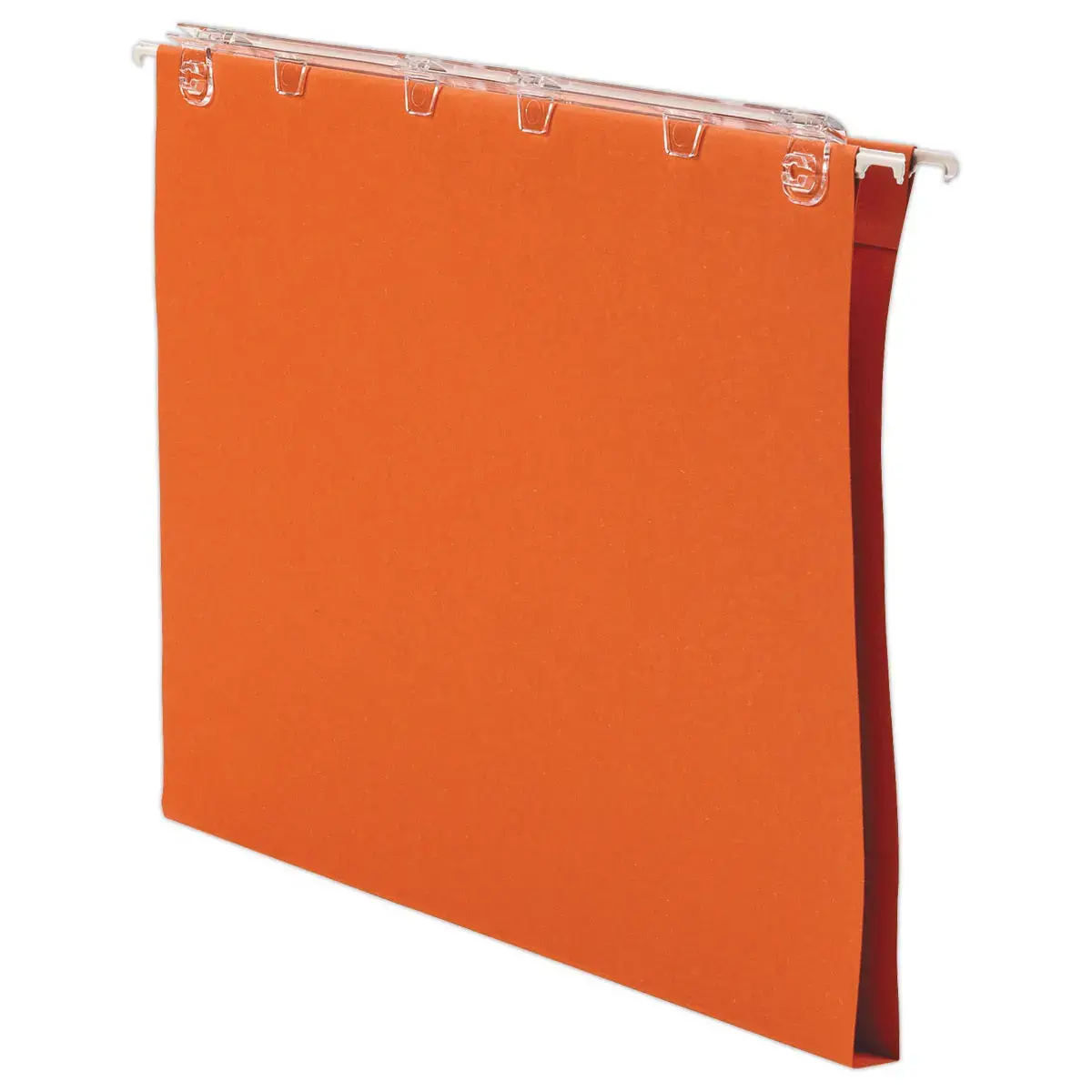 25 Hangmappen voor laden gerecycleerde kraft - Onderkant 15 mm - Oranje - ACCESS