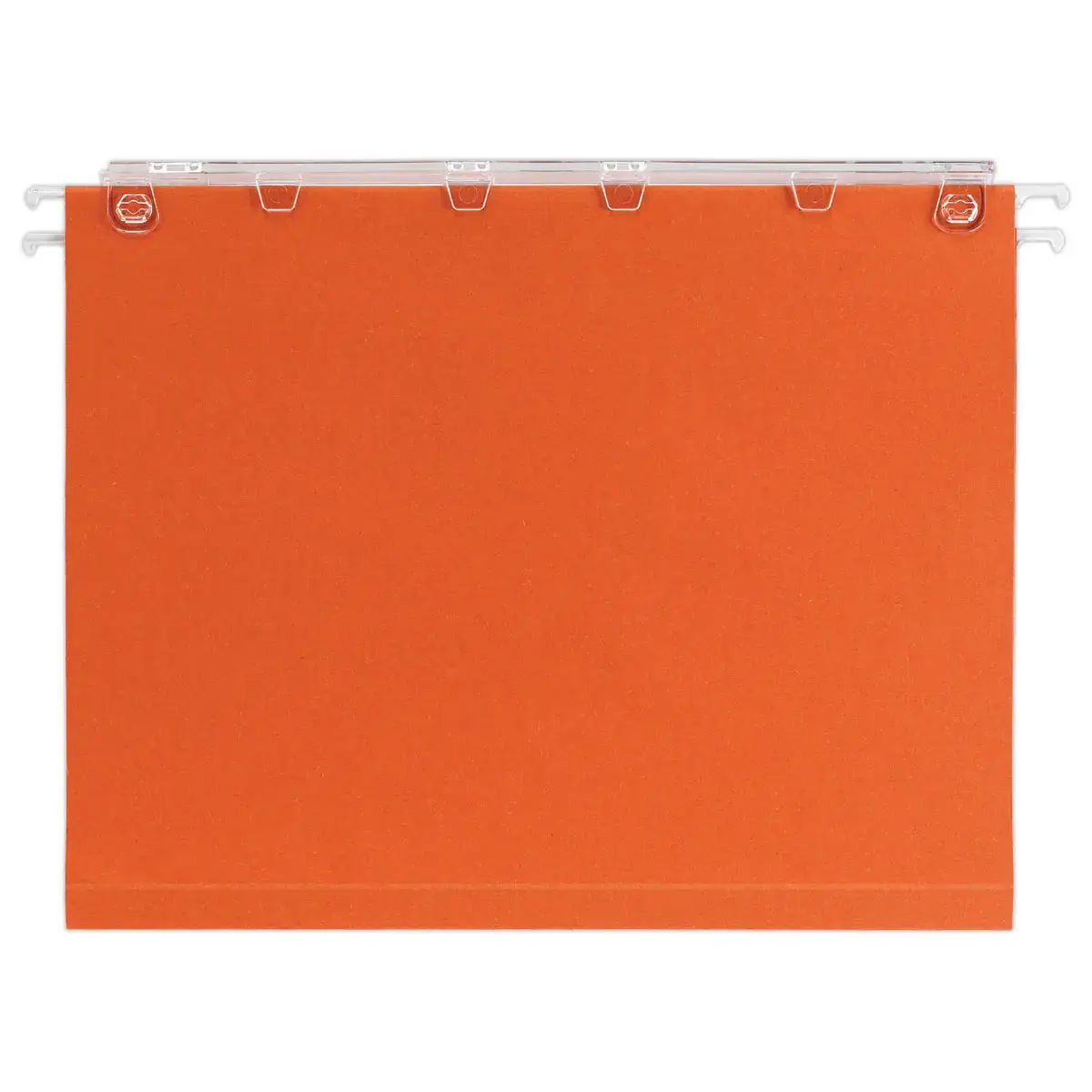 25 Hangmappen voor laden gerecycleerde kraft - Onderkant 15 mm - Oranje - ACCESS