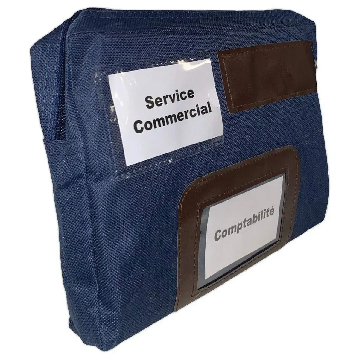 Polyester posttas voor valuta met zijvouw 19x27x4 cm 
