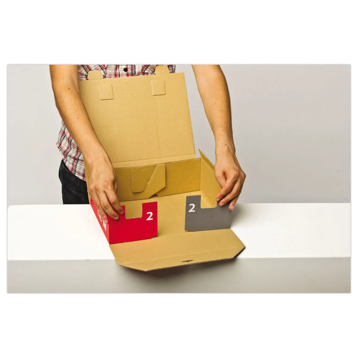 Doos voor postverzendingen - L32,5 x B24 x H10,5cm 