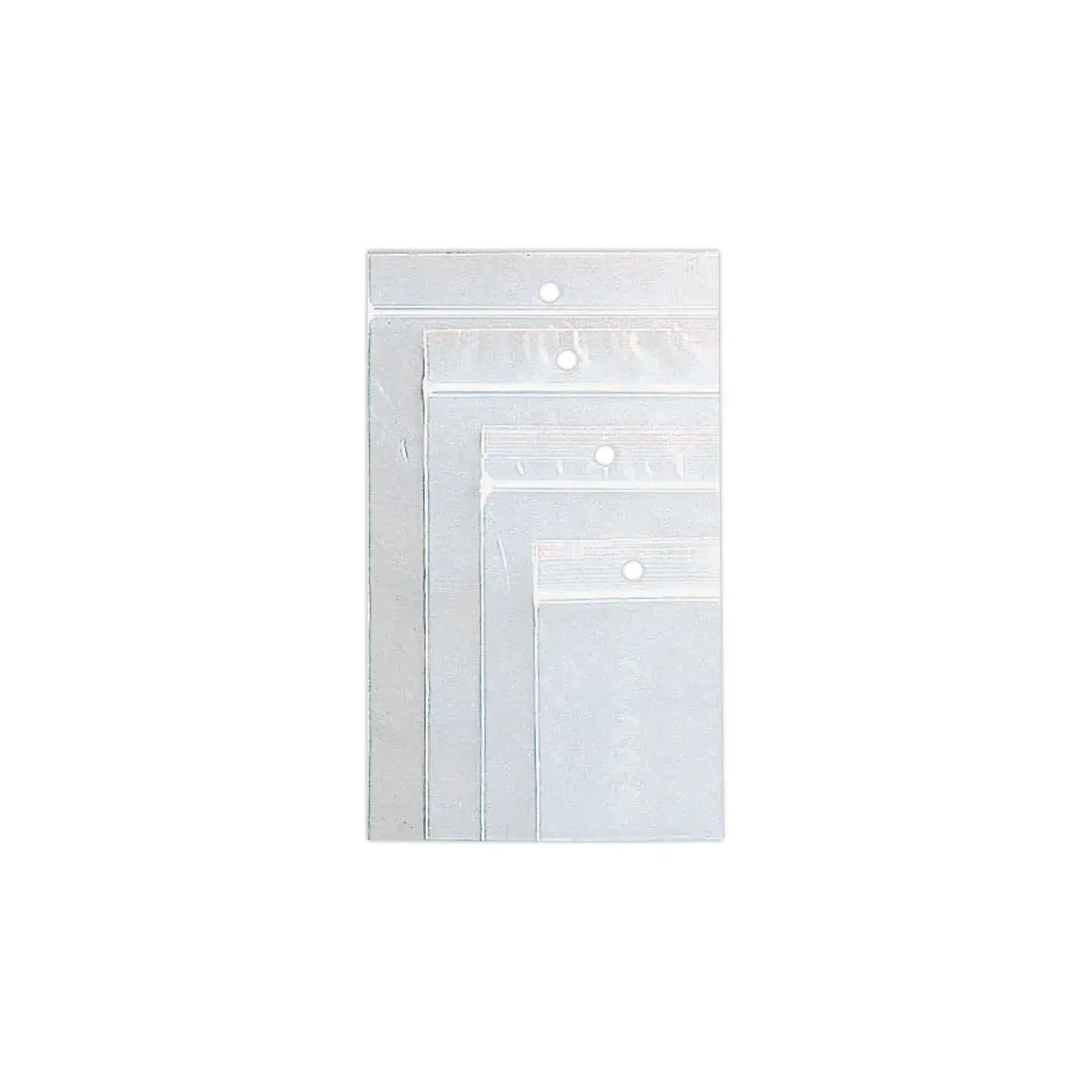 1000 Plastic transparante gripzakjes 180x250mm