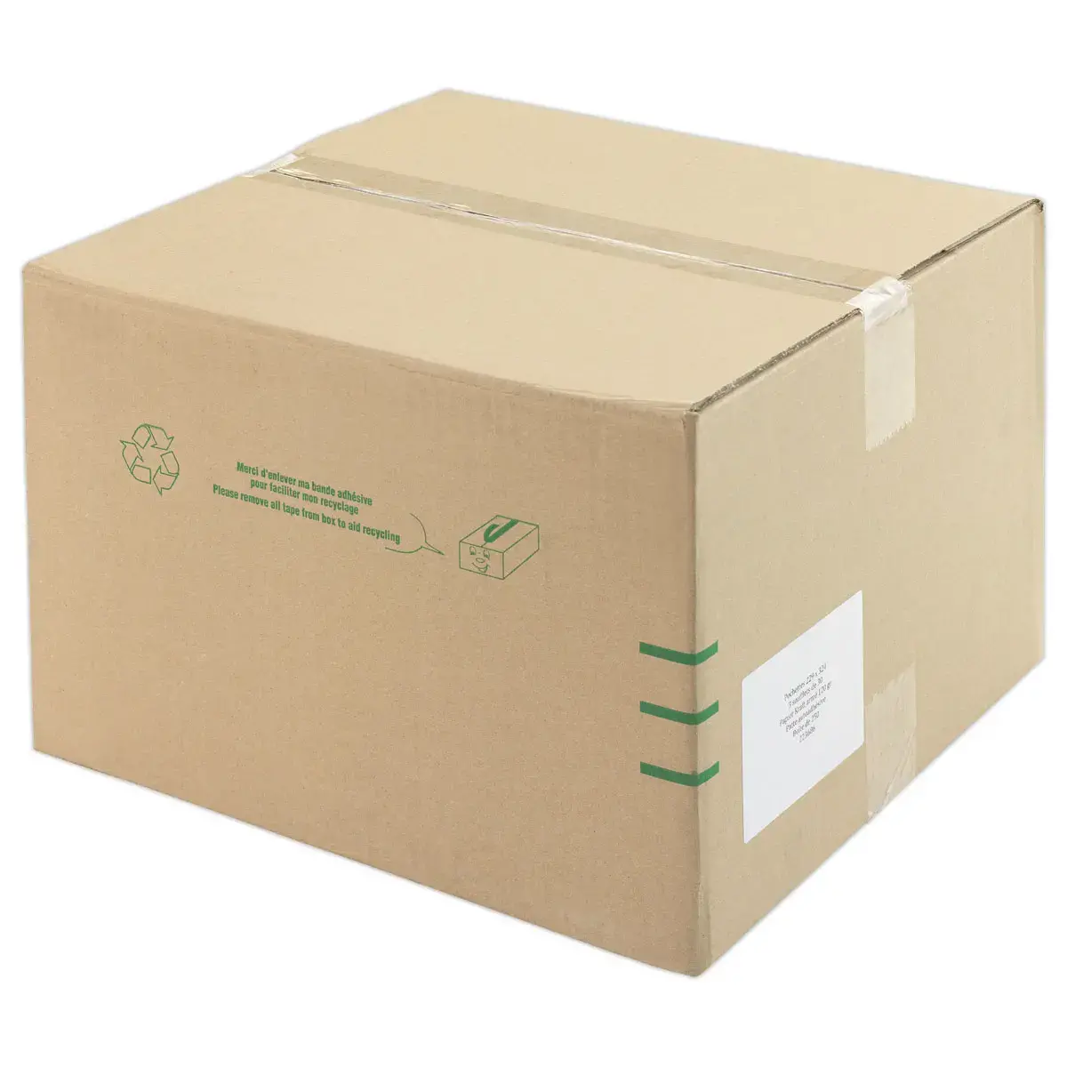 250 Omslagen met zijvouw in bruin kraft 120g - 229x324mm zonder venster